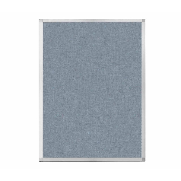 Hush Panel Configurable Cubicle Partition 3' x 4' Powder Blue Fabric